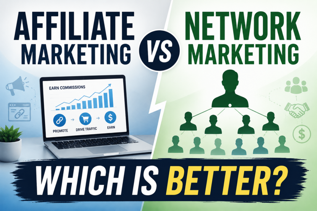 what i better affiliate marketing or network marketing like herbalife and forever living products in south africa